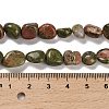 Natural Unakite Beads Strands G-P497-01E-48-5