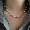 Braided Brass Ball Chain & Snake Chain Necklaces for Women FS-WG5C425-01-2