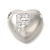 Rack Plating Brass Micro Pave Cubic Zirconia Pendants KK-I722-04P-F-1