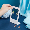 Acrylic Earring Display Stands EDIS-WH0012-46B-3