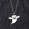 201 Stainless Steel Pendant Necklaces for Man NJEW-Q336-02E-P-2