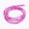 Electroplate Glass Beads Strands EGLA-R030-6x6mm-M-2