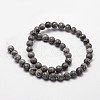 Natural Map Stone/Picasso Stone/Picasso Jasper Beads Strands G-G735-27-8mm-2