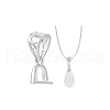 BENECREAT 2Pcs Sterling Silver Pendant Bails STER-BC0002-55A-7