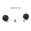 ABS Plastic Imitation Pearl Rivet Studs KY-L076-C-02-2
