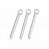 Tarnish Resistant 201 Stainless Steel Pendants STAS-F174-04P-1