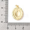 Brass Pendants with Jumping Ring KK-V016-09G-3