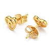 Vacuum Plating 304 Stainless Steel Stud Earring for Women STAS-D087-16G-2