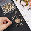 Beebeecraft 50Pcs Brass Leverback Earring Findings KK-BBC0011-33-3
