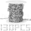 SUNNYCLUE DIY Paperclip Chain Jewelry Making Kits DIY-SC0014-50P-1