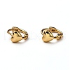 Brass Huggie Hoop Earrings EJEW-H121-08G-2