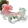 Natural Green Aventurine Chips & Resin Pedestal Display Decorations DJEW-A001-03C-5