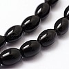 Natural Black Onyx Beads Strands G-N0171-04-6X9mm-3