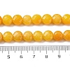 Natural White Jade Dyed Beads Strands G-C179-A44-03-5