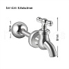 Water Faucet 304 Stainless Steel Cartilage Earrings FS-WGE47D7-01-2