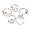 Adjustable Brass Ring Components KK-Q573-004P-5