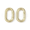 Brass Spring Gate Rings KK-Z078-05G-1