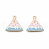 Alloy Enamel Pendants ENAM-S121-170B-RS-2