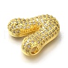 Brass with Cubic Zirconia Pendant KK-Q818-02V-G-2