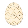 DIY Crafts Easter Egg Shape Cutouts Pendants AJEW-P087-B01-02-2