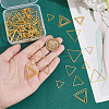 Unicraftale 90Pcs 3 Styles Brass Linking Rings FIND-UN0003-67-4