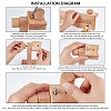 Adjustable Embroidery Frame Hoop Stand Holder TOOL-WH0021-54-4
