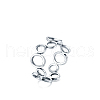 Oval Ring 925 Sterling Silver Finger Rings for Women FS-WGC6322-04-3