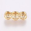 Brass Micro Pave Cubic Zirconia Pendants KK-P116-12G-2