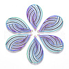 Ion Plating(IP) 304 Stainless Steel Filigree Pendants STAS-YW0002-36-1