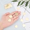 Brass Pendants KK-FH0001-04G-4