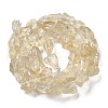 Raw Rough Natural Lemon Quartz Beads Strands G-I283-G10-02-3