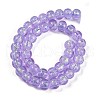 Handmade Foil Lampwork Beads Strands FOIL-K003-04-3