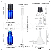 BENECREAT 24 Sets Empty Glass Essential Oil Bottles MRMJ-BC0003-37B-2