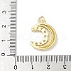 Brass Micro Pave Cubic Zirconia Pendants KK-C104-21G-3
