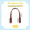 PU Imitation Leather Sew on Bag Straps FIND-WH0110-495C-2