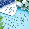 Round Evil Eye Resin Beads RESI-NB0001-26A-4