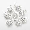 Alloy Cubic Zirconia Pendants ZIRC-S056-01-2