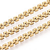 304 Stainless Steel Link Chains STAS-T066-70G-1