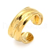 Real 18K Gold Plated Stainless Steel Cuff Earrings EJEW-D072-01E-G-2