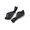 Ion Plating(IP) 304 Stainless Steel Pendants STAS-G066-26B-2