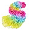Transparent Gradient Color Glass Beads Strands GLAA-H021-01C-46-2