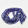 Electroplate Glass Beads Strands EGLA-D018-6x6mm-67-2