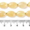 Natural Yellow Jade Beads Strands G-H005-A05-02-5