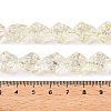 Electroplate Glass Beads Strands EGLA-N012-08F-4