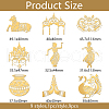 Nickel Decoration Stickers DIY-WH0450-139-2