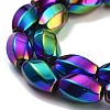 Synthetic Non-magnetic Hematite Beads Strands G-P545-G02-01B-3