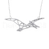 Non-Tarnish 201 Stainless Steel Pendant Necklaces NJEW-T009-JN059-1-40-1