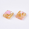 2-Hole Transparent Glass Seed Beads SEED-S023-30C-14-2