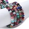 Dyed Natural Malaysia Jade Rondelle Beads Strands X-G-E316-2x4mm-55-1