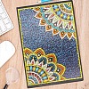 DIY Flower Pattern Notebook Diamond Painting Kits DIAM-PW0009-37E-1